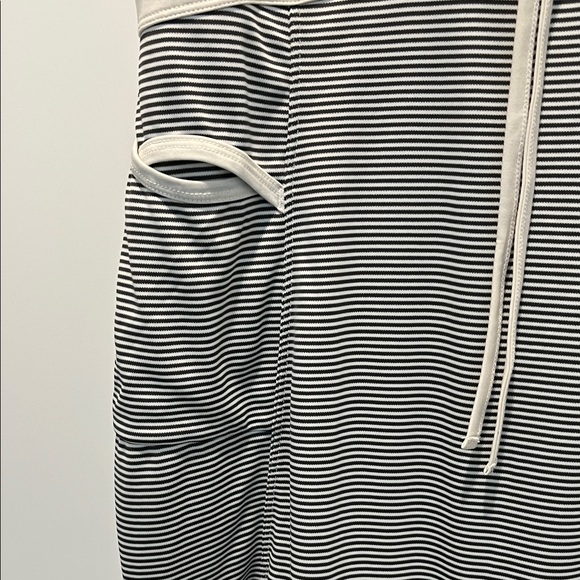 Isis Gray and Cream Striped Dress - Picture 5 of 7